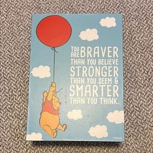 Disney Winnie the Pooh Red Balloon Wall Art